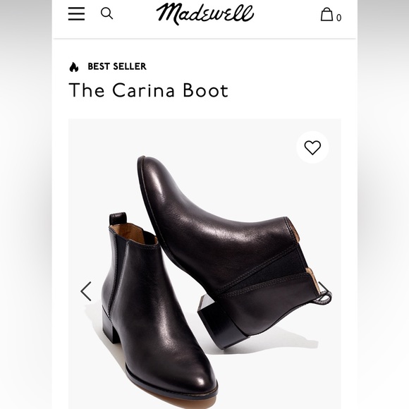 Madewell ‘The Carina Boot’ Bootie size 6 - Picture 1 of 4